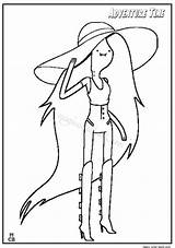 Adventure Time Coloring Pages Flame Cooler Color Drawing Printable Lord Getdrawings Licorice Princes Princess Getcolorings Template sketch template