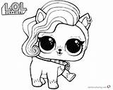 Lol Coloring Pages Surprise Dolls Rocker Pets Printable Series Ruff Print Doll Color Sheets Kids Getdrawings Getcolorings Raskraski Bettercoloring sketch template