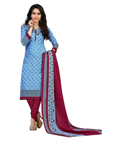 Sahari Designs Multicoloured Cotton Dress Material Buy Sahari Designs