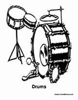 Drums Drumkit Colormegood Music sketch template