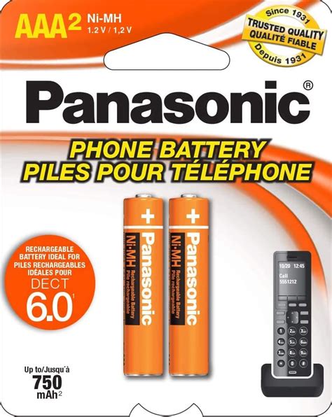 Panasonic Hhr 4dpa2bca Rechargeable Aaa Phone Battery Canadian Tire