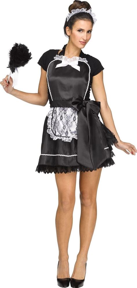 French Maid Apron And Headpiece Costume Kit French Maid Dress Flirty