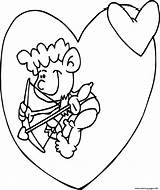 Cupid Coloring Pages Valentine Valentines Cliparts Printable Saturn Clipart Heart Valentin San Library Colouring Alphabet Pooh Favorites Add Inside Detail sketch template