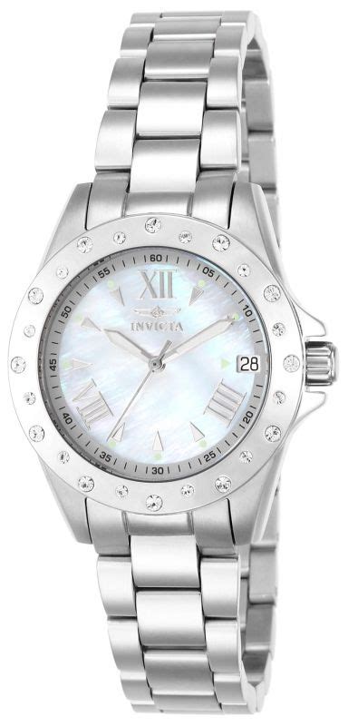 elegant watch for 78 invicta 12854 women s angel mother of pearl dial