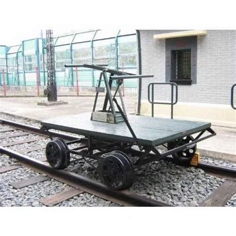 railway track trolley view specifications details  railway trolleys  quality steel works