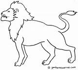 Hewan Sketsa Singa Mewarnai Menggambar Marimewarnai Berkaki Binatang Macan Terlengkap Empat Pola Gambarmewarnai Pilih Papan sketch template