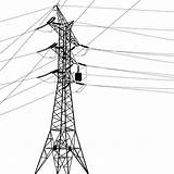 Pole Electric Clipart Electricity Power Line Clip Telephone Pylon Wires Cliparts Transmission Lines Wire Vector Clipground Library Wikia Double Generator sketch template