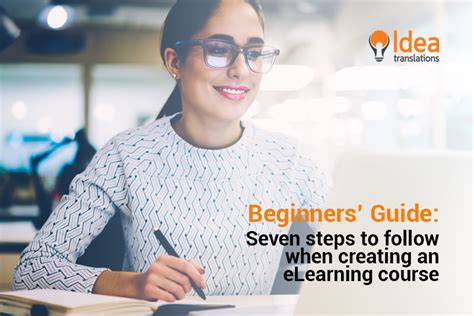 beginners guide  steps  follow  creating  elearning  idea translations