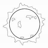 Sun Coloring Pages Solar System Planet Space Colouring Realistic Drawing Kids Printable Color Moon Sheet Science Sistema Windows2universe Print Book sketch template