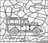 Coloriage Magique Color Number Addition Jeep Imprimer Pages Coloring Hard Voiture Coloritbynumbers Printable sketch template