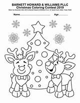 Coloring Contest Christmas Color Bhw Kids Crayons Pencils Sharpen Step Two sketch template