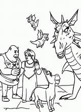 Shrek Coloring Pages Donkey Fiona Dragon Female Family Baby Drawing Print Printable Babies Boyama Colouring Princess Color Clipart Donkeys Kids sketch template