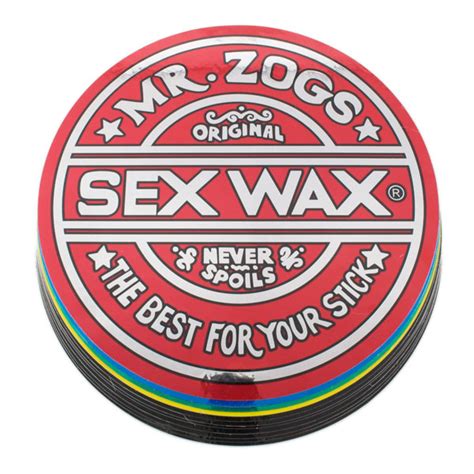 sexwax decals dc mr zog s surfboard wax