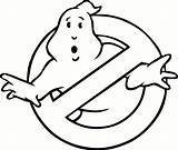 Ghostbusters Logo Ghost Drawing Silhouette Coloring Da Busters Pages Birthday Color Party Decal Choose Printable Drawings Vector Colorare Clipart Vinyl sketch template