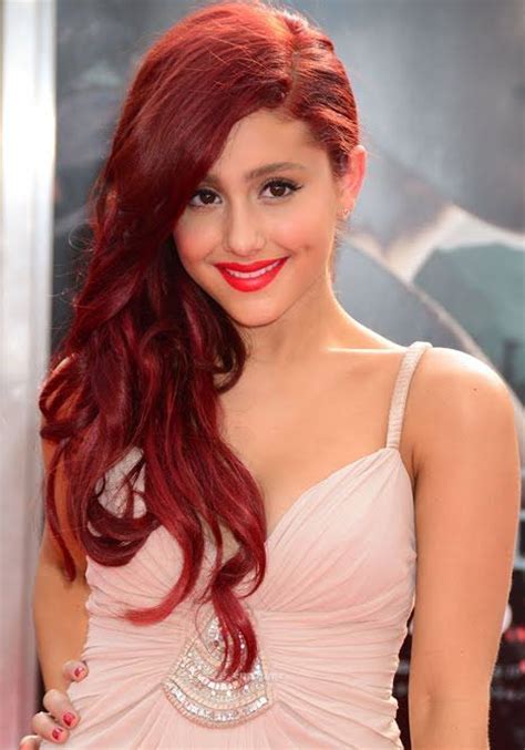 ariana grande hair and red hair on pinterest