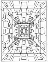 Larcher Optique Illusions Doptique sketch template