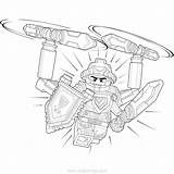 Nexo Knights Clay sketch template