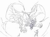 Angry Dragon Drawing Dragoart sketch template
