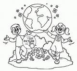 Earth Coloring Pages Save Drawing Kids Line Getdrawings Gif Popular Showing sketch template