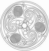 Mandalas Espiral Celtic Celta Celtas Espirales Pintar Triskel Tatuagem Categorías sketch template