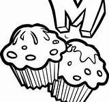 Clipartmag Muffin sketch template