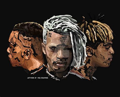 Xxxtentacion By Msudrawings By Msudrawings On Deviantart