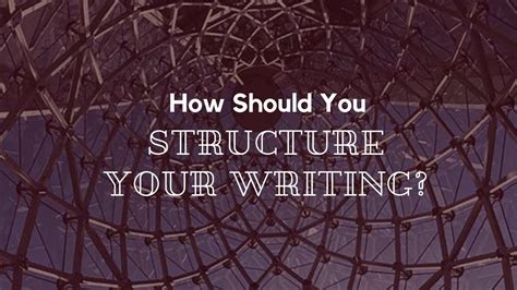 structure  writing youtube