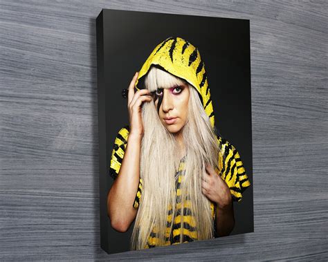 Lady Gaga Pop Art Canvas Prints Australia