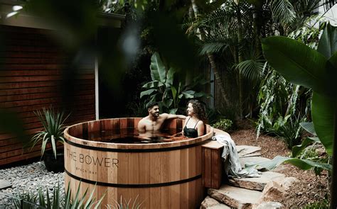 bower  beautiful cedar mineral spa   installed