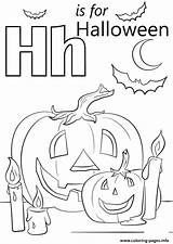 Halloween Coloring Letter Pages Printable Alphabet Kids Print Supercoloring Color Sheet Pdf Drawing Words Online Book sketch template