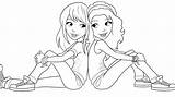 Coloring Pages Friend Girls Spray Paint Friends Printable Forever Getcolorings Color Girl Print sketch template