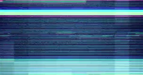Colorful Vhs Glitch Background Realistic Flickering Analog