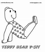 Coloring Pages Gymnastics Bear Tumble Gymnastic Printable Sit Book Kids Teddy Template Color Comments sketch template