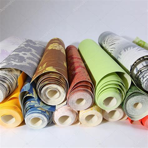 wallpaperingwallpaper rolls stock photo  denizo