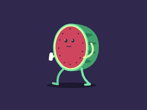 hot watermelon by daryl beaney on dribbble