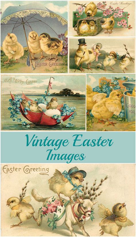 vintage easter images adorable  printables vintage easter cards