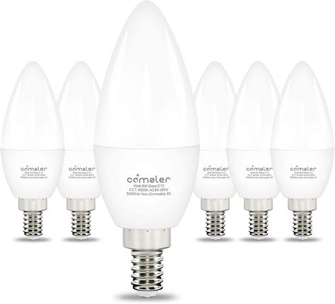 type  small light bulb candelabra led light bulb  small base  cool white watt