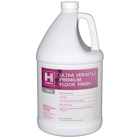 husky  ultra versatile premium floor finish gal big johns janitorial supply