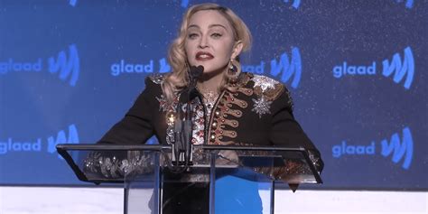 Watch Madonna Delivers A Rousing Speech At Glaad’s 30th Annual Media