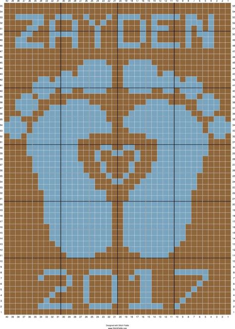 graphgan patterns crochet ba feet  heart  cc graphgan patterns