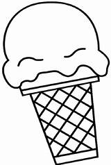 Ice Cream Pages Cone Coloring Sundae Clipart Printable Cones Clip Cliparts Cartoon Drawing Big Clipartbest Library Projects Use Mewarnai sketch template