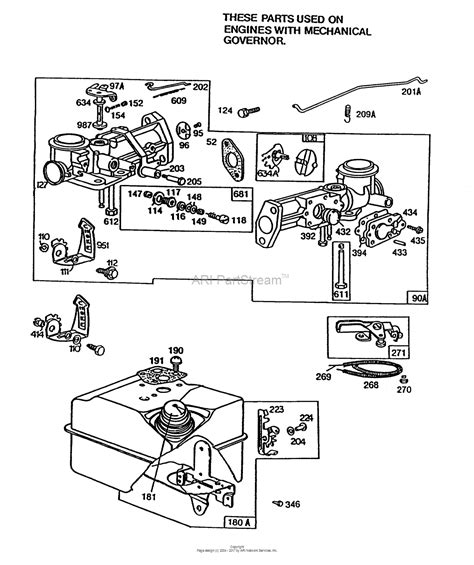 briggs  stratton carburetor parts diagram wiring diagram niche