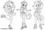 Pinkie Equestria Coloring sketch template