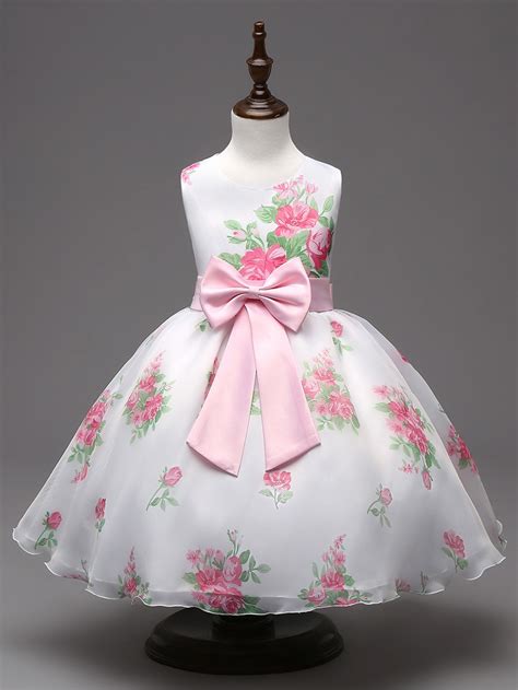 New Arrival Lovely Vintage Flower Girl Wedding Party Dress