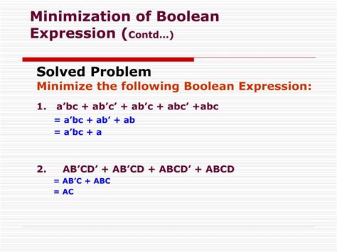 boolean algebra powerpoint    id