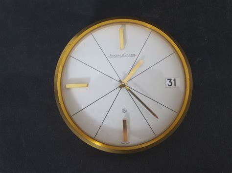 jaeger lecoultre  day desk clock period approx  catawiki