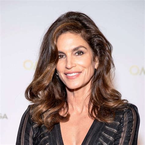 cindy crawford shows off toned legs on vogue cover abc news