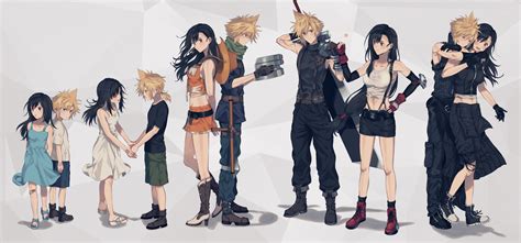 Cloud And Tifa Lifetime By 234 R Finalfantasy