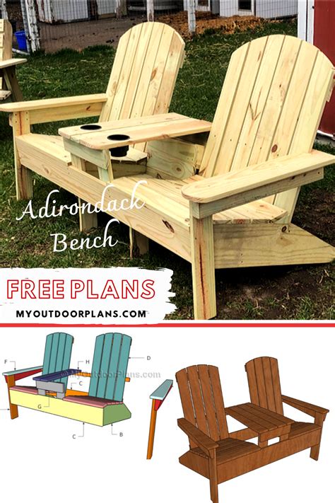 build  adirondack bench outdoor woodworking plans outdoor
