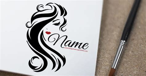 graphic design hair logo custom logo beauty logo simple logo modern